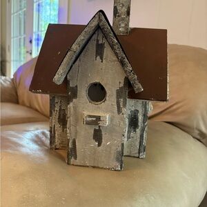 Rustic Gray and Brown Birdhouse